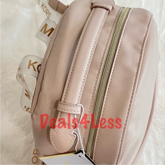 Michael Kors Backpack Logo Straps Beige Nude NWT main image 5